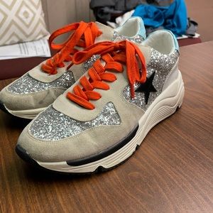 White Raven Chunky Golden Goose Dupes size 8